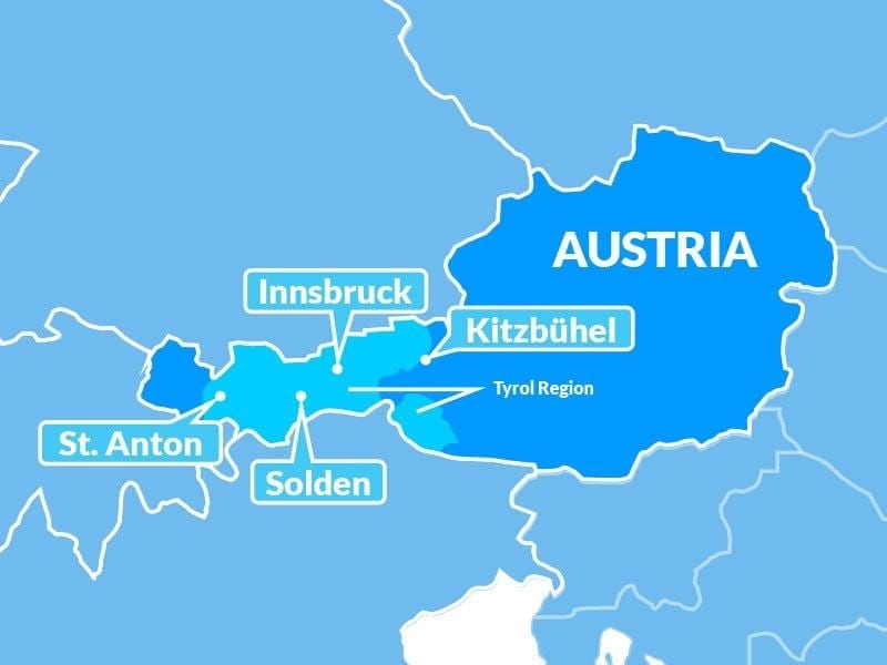 kat jeyografik nan kat jeyografik nan tirol rejyon an otrich