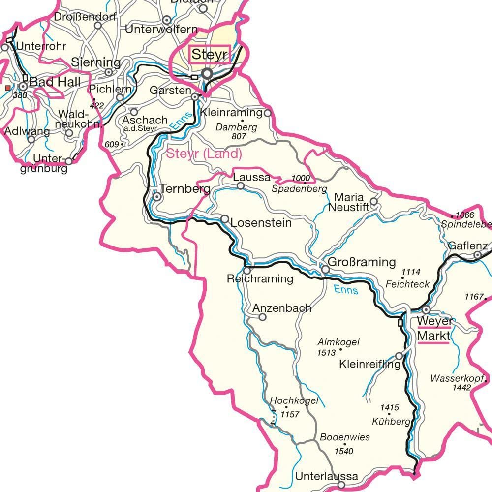 kat jeyografik nan steyr, nan ostrali yo otrich