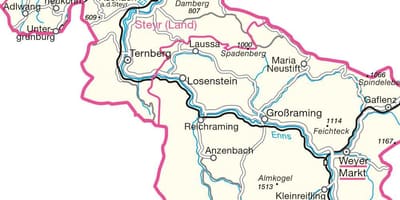 Kat jeyografik nan steyr, nan ostrali yo otrich 